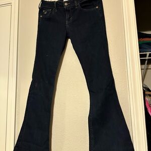 Dark Blue Flared Women's Jeans